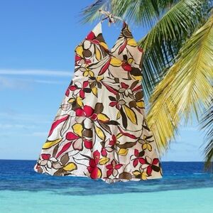 Plus size halter dress